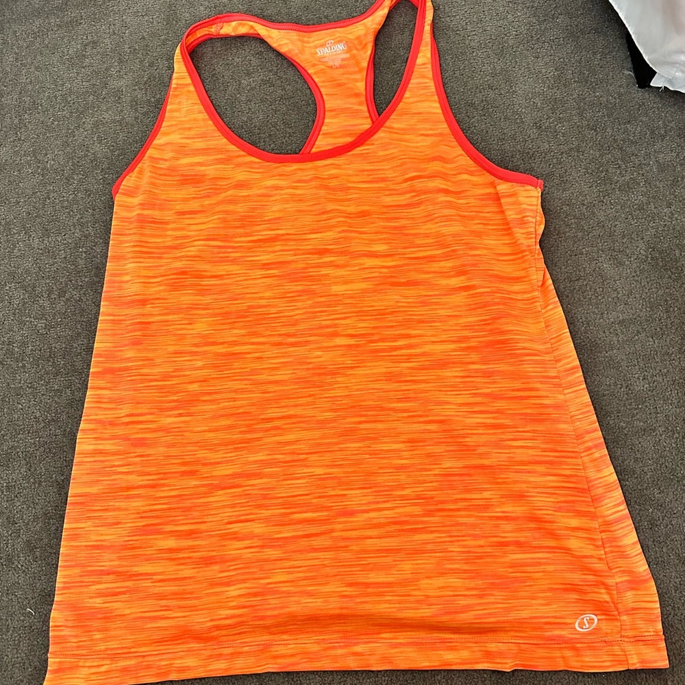 Spalding Bright Orange Tank Top